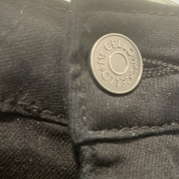 Ms. Cello Black Frayed Bottom Jeans - Picture 4 of 9